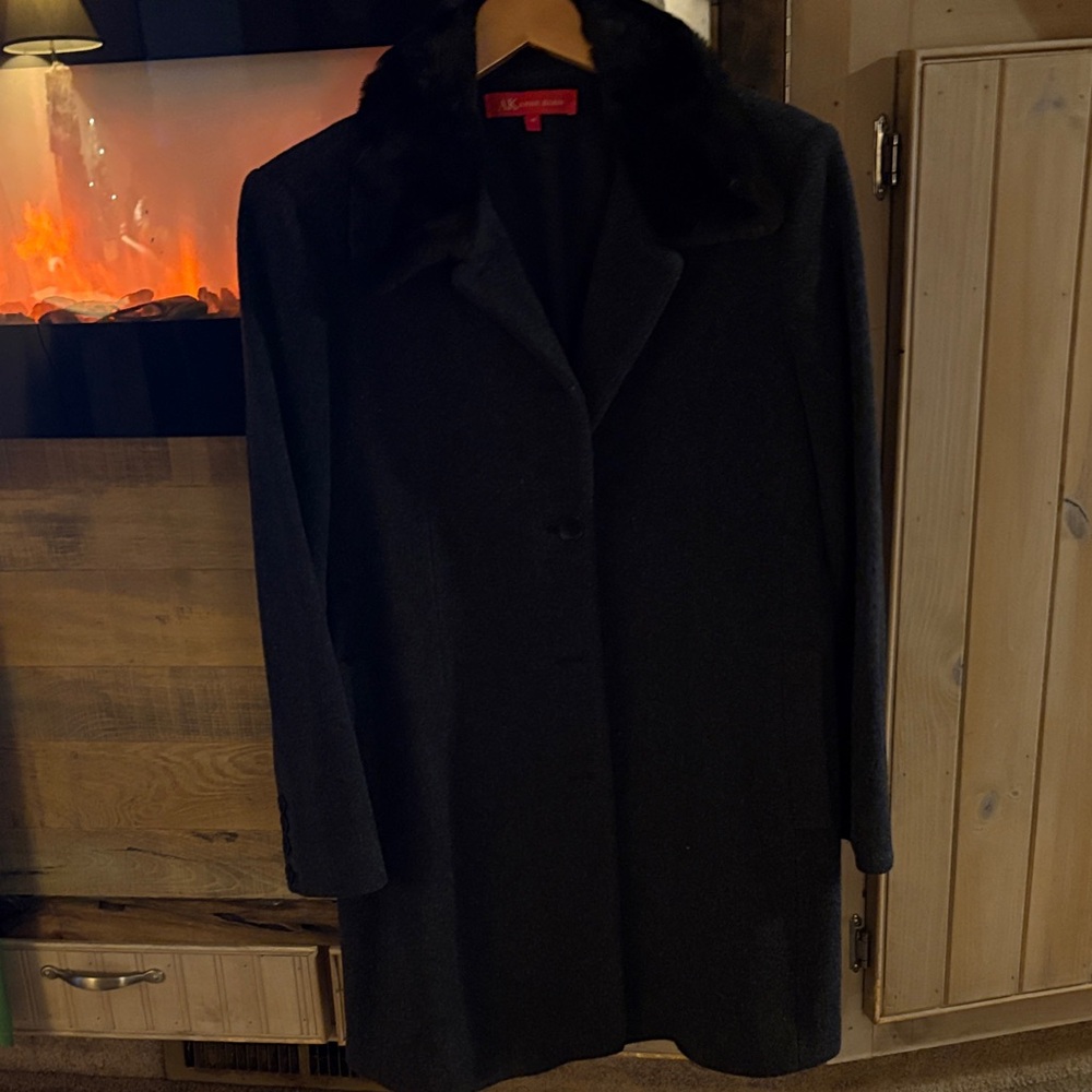 Anne Klein Black Pea Coat